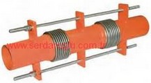 NES - DİLATASYON KOMPANSATÖRÜ, LİMİT ROTLU, PN16 Kaynak boyunlu, EKSENEL: 60 mm. ve YANAL: +/- 50 mm. genleşmeli, DN 80