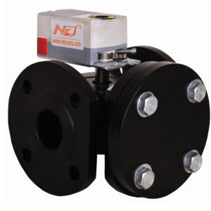 NES - SICAK SU KONTROL VANASI, İKİ YOLLU, YÜZER KONTROL MOTORLU, PN16, flanşlı, DN125
