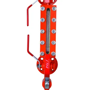NES - SEVİYE GÖSTERGELERİ, REFLEX CAMLI, (L : 300 mm),  PN16, flanşlı